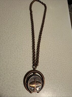 Vintage Seattle World’s Fair solid copper necklace (837)